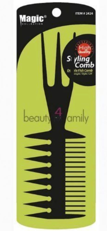 Double fish comb